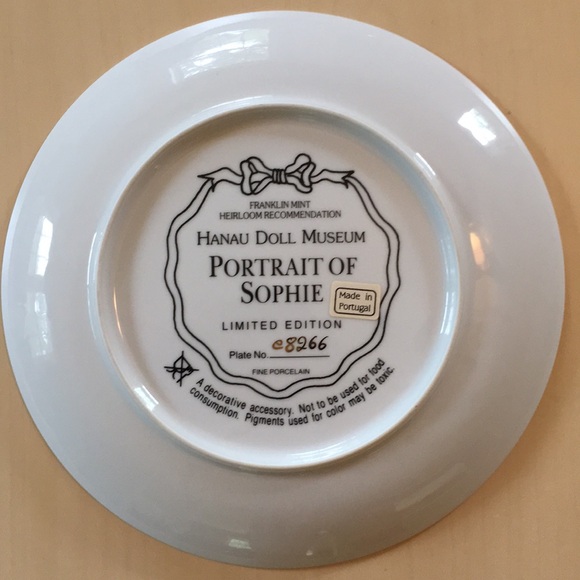 Franklin Mint Hanau Doll Museum Plates (Lot of 5) Cute yet Creepy Dolls Vintage - Picture 10 of 12